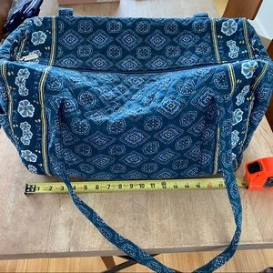 Quilted Weekender Duffle Bag